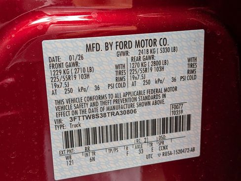 New 2026 Ford Maverick Lariat AWD/4WD image 15