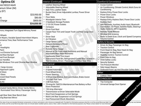 Used 2014 Kia Optima EX image 13