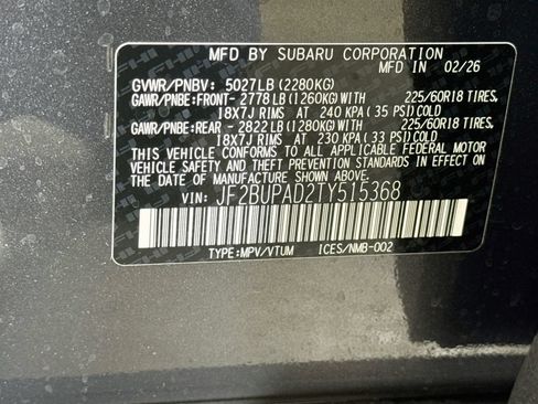 Used 2026 Subaru Outback Premium AWD/4WD image 42