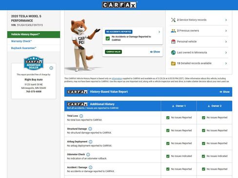 Used 2020 Tesla Model S Performance image 25