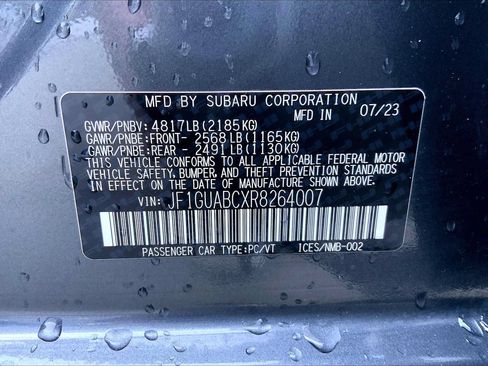 Certified 2024 Subaru Impreza 2.0i AWD/4WD image 33
