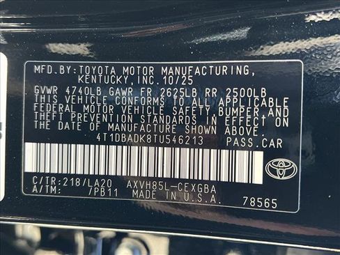 New 2026 Toyota Camry XLE AWD/4WD image 20