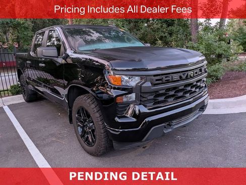 Used 2022 Chevrolet Silverado 1500 Custom w/ LPO, Dark Essentials Package RWD image 1