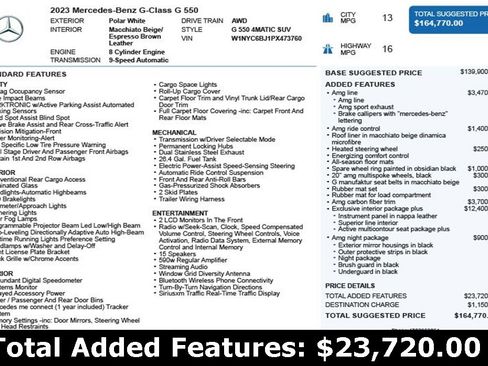 Used 2023 Mercedes-Benz G 550 image 3