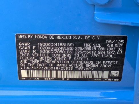 Certified 2026 Honda HR-V Sport image 26