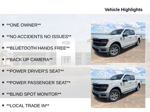 Used 2024 Ford F150 XLT w/ Equipment Group 302A MID AWD/4WD image 6