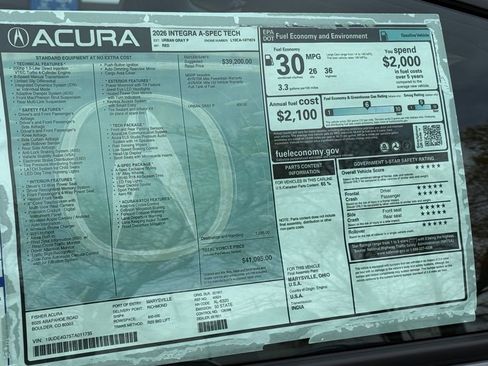 New 2026 Acura Integra A-Spec image 25