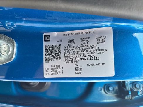 Used 2022 Chevrolet Colorado Z71 w/ Safety Package AWD/4WD image 35
