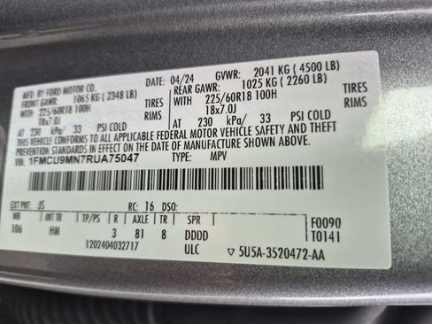 Used 2024 Ford Escape ST-Line AWD/4WD image 37