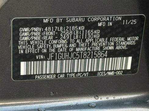 New 2026 Subaru Impreza RS image 28