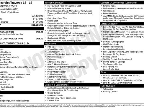 Used 2023 Chevrolet Traverse LS w/ Safety Package AWD/4WD image 25