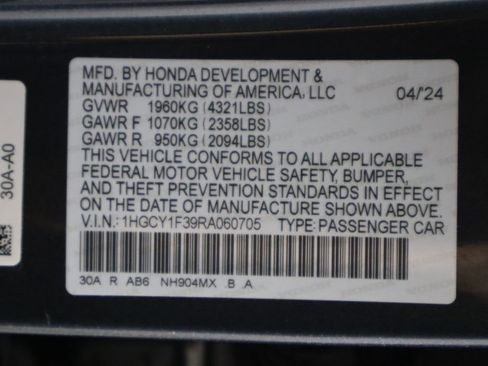 Used 2024 Honda Accord EX image 31