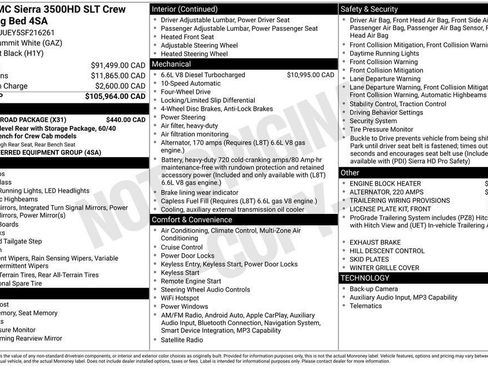 Used 2025 GMC Sierra 3500 SLT w/ X31 Off-Road Package AWD/4WD image 34