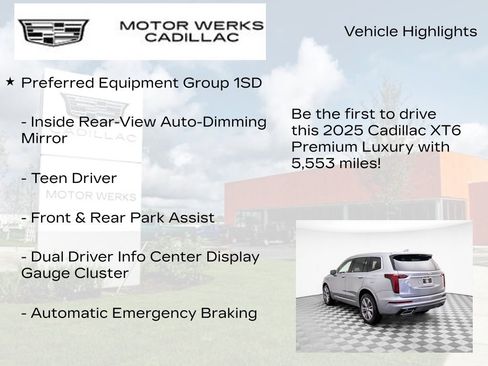New 2025 Cadillac XT6 Premium Luxury w/ Technology Package image 7