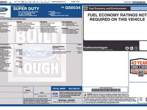 Used 2019 Ford F350 XL w/ XL Value Package image 36