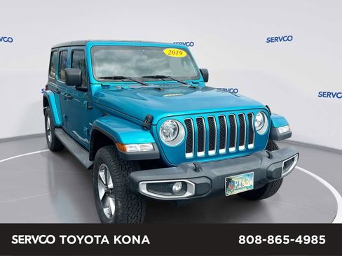 Used 2019 Jeep Wrangler Unlimited Sahara AWD/4WD image 1