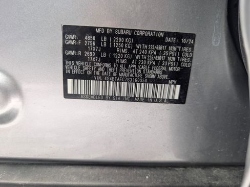 Used 2025 Subaru Outback Premium w/ Popular Package #1A image 14