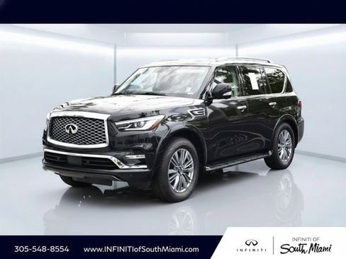 Used 2023 INFINITI QX80 Luxe w/ Cargo Package AWD/4WD image 1