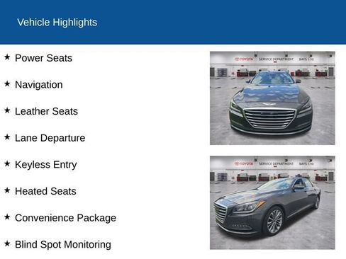 Used 2017 Genesis G80 3.8 w/ Option Group 03 AWD/4WD image 2