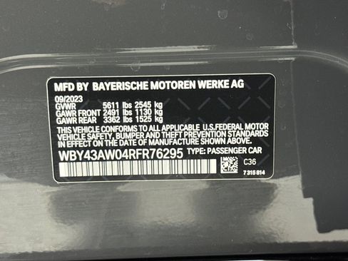 Used 2024 BMW i4 eDrive35 w/ M Sport Package RWD image 27