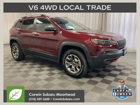 Used 2020 Jeep Cherokee Trailhawk w/ Cold Weather Group AWD/4WD image 1