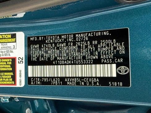 New 2026 Toyota Camry XLE image 26