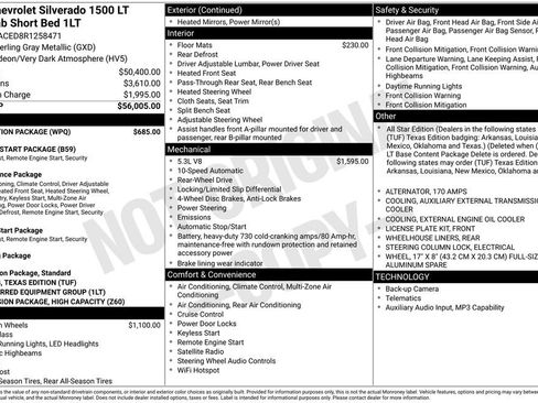 Used 2024 Chevrolet Silverado 1500 LT w/ Protection Package RWD image 44