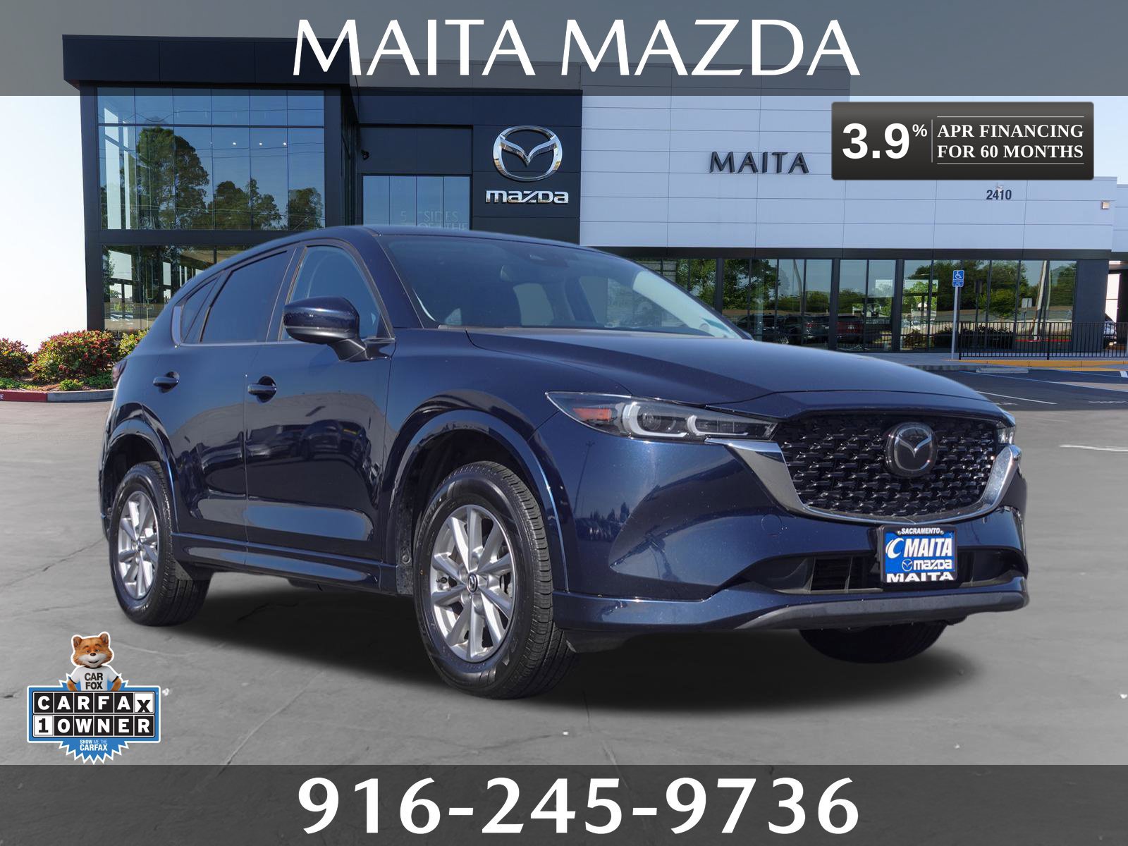 Certified 2025 MAZDA CX-5 AWD 2.5 S w/ Preferred Package 360° Tour