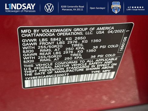 Used 2022 Volkswagen Atlas Cross Sport SEL image 25