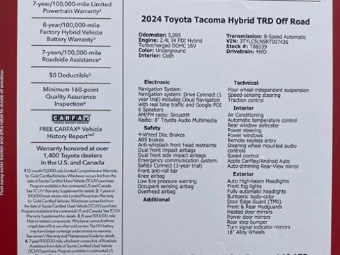Used 2024 Toyota Tacoma TRD Off-Road image 42