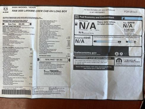 Used 2020 RAM 3500 Laramie image 30