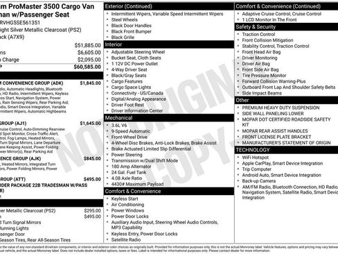 New 2025 RAM ProMaster 3500 w/ Premium Convenience Group image 6