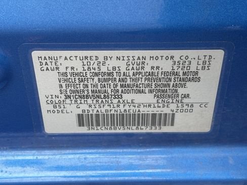 Used 2022 Nissan Versa S image 34