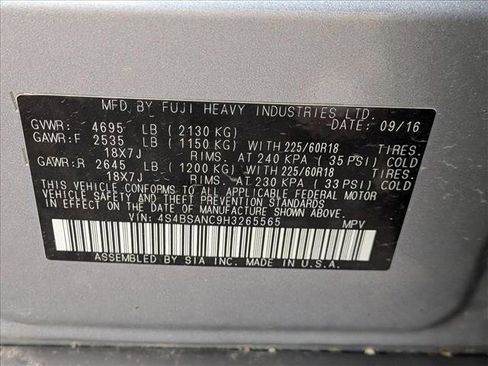 Used 2017 Subaru Outback 2.5i Limited image 25