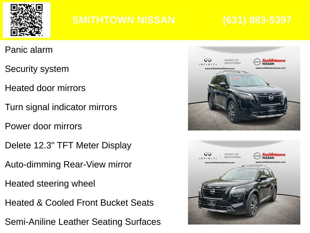 Used 2023 Nissan Pathfinder Platinum w/ Black Appearance Package AWD/4WD image 8