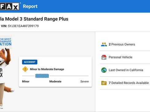 Used 2019 Tesla Model 3 Standard Range Plus RWD image 3