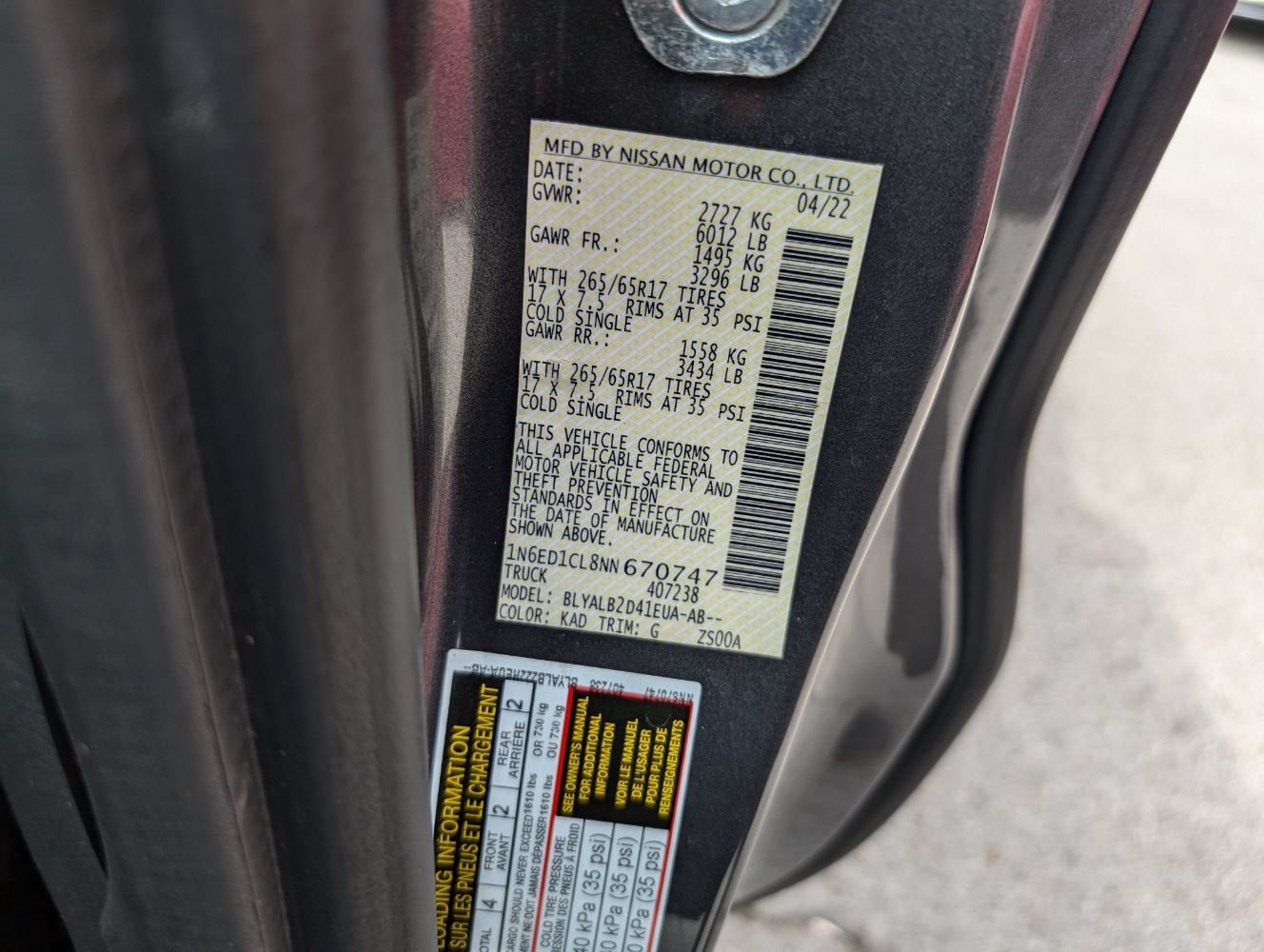 Used 2022 Nissan Frontier SV w/ Technology Package RWD image 25