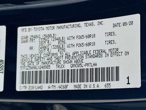 Used 2020 Toyota Tacoma Limited AWD/4WD image 12