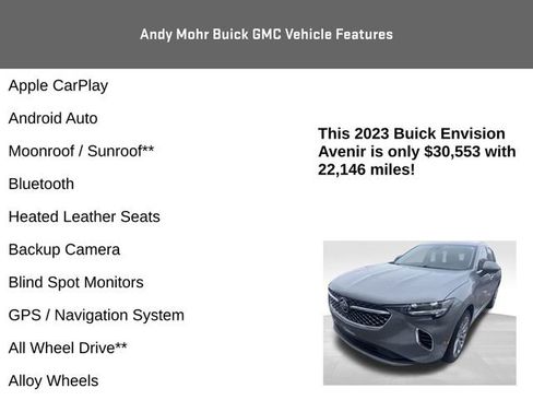 Used 2023 Buick Envision Avenir image 4
