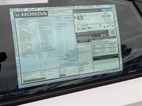 New 2026 Honda Civic Sport Touring image 18