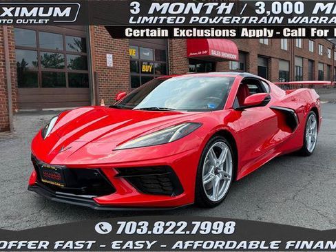 Used 2023 Chevrolet Corvette Stingray Preferred Cpe w/ Z51 Performance Package RWD image 1