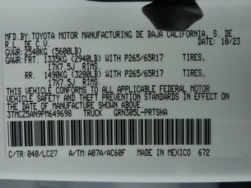 Used 2023 Toyota Tacoma TRD Sport w/ TRD Premium Sport Package image 36