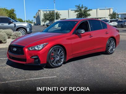 Certified 2023 INFINITI Q50 Red Sport 400 w/ Carbon Fiber Package