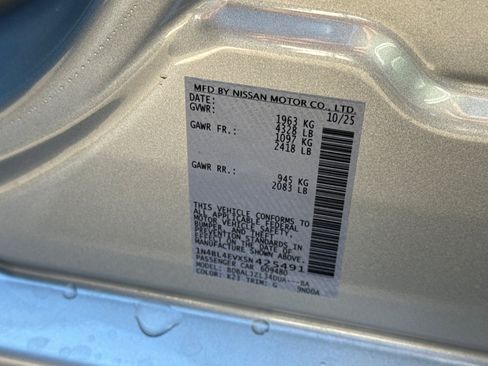 New 2025 Nissan Altima 2.5 SL image 24