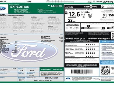 Used 2021 Ford Expedition Platinum image 3