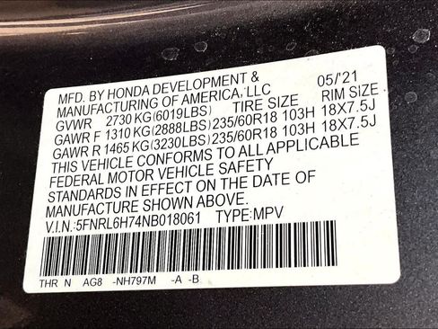Used 2022 Honda Odyssey EX-L image 33