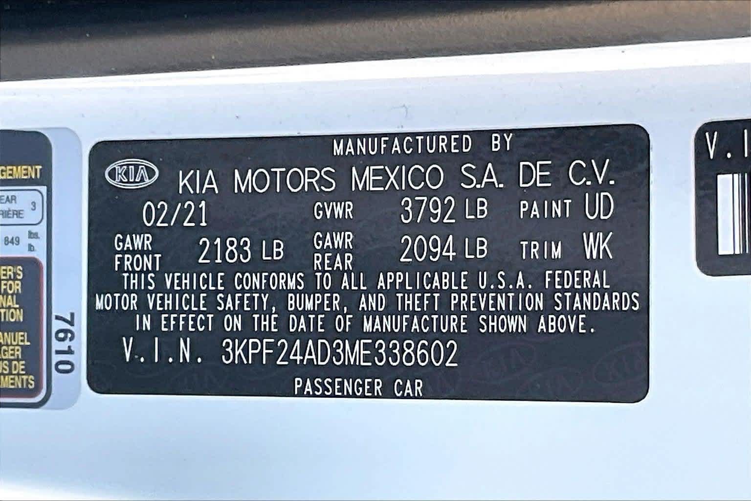 Used 2021 Kia Forte LXS FWD image 18