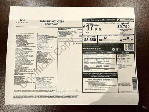 New 2026 INFINITI QX80 4WD image 41