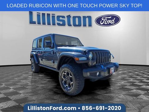 Used 2021 Jeep Wrangler Unlimited Rubicon 4xe w/ Cold Weather Group AWD/4WD image 1