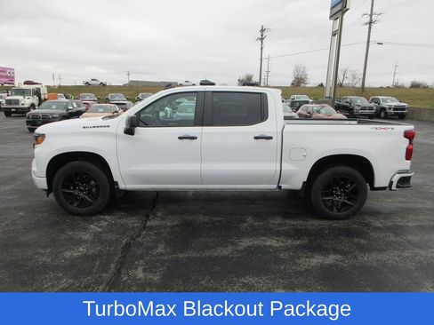Certified 2024 Chevrolet Silverado 1500 Custom w/ Turbomax Blackout Package image 2